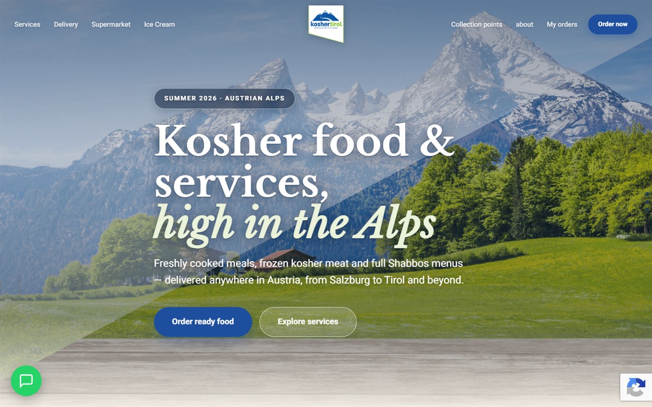 Kosher Tirol - Kosher Food Ordering & Catering in Austria