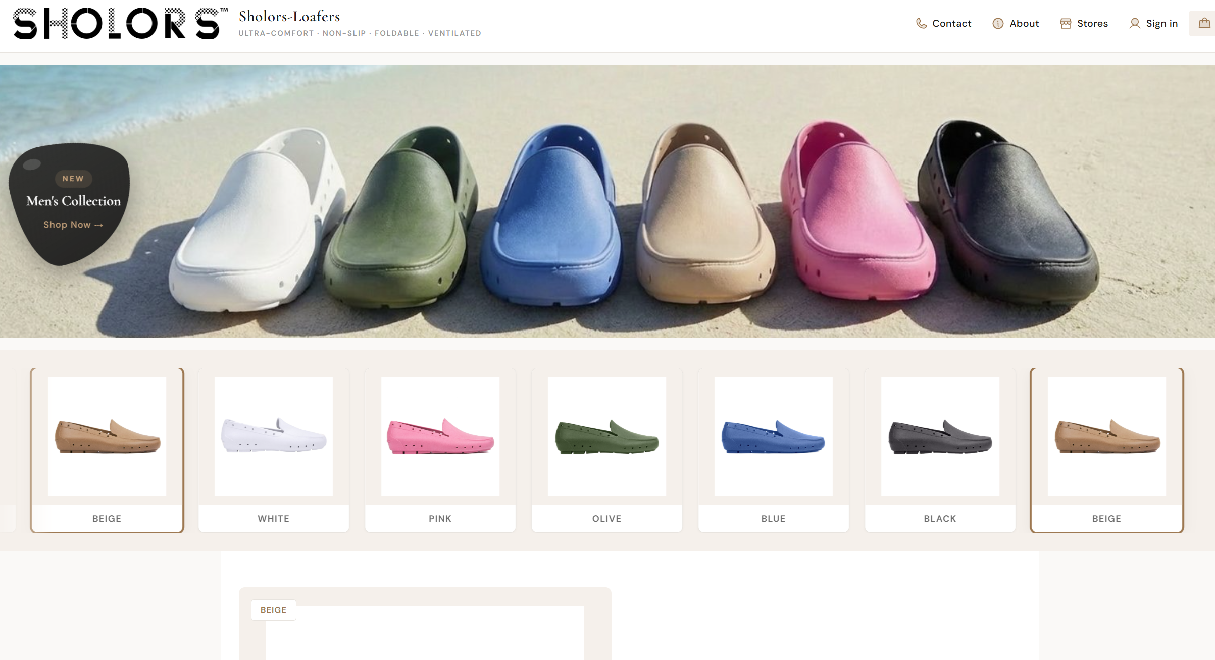 Sholors Loafers - E-Commerce Store
